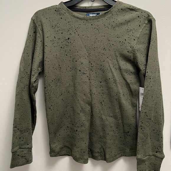 UNIVIBE Big Boys Rogen Thermal T-shirt green shirt - Picture 4 of 5